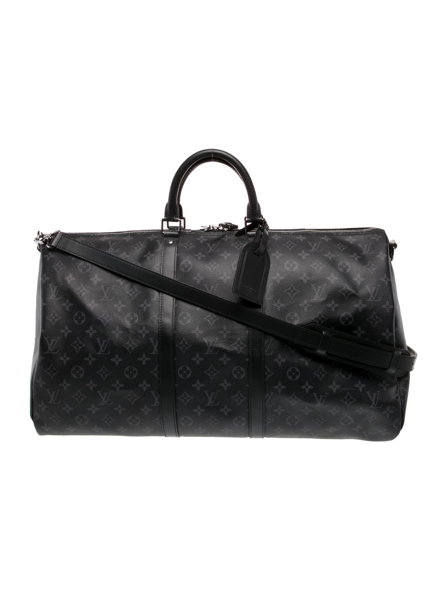 Louis Vuitton Monogram Eclipse Keepall Bandouliere 55