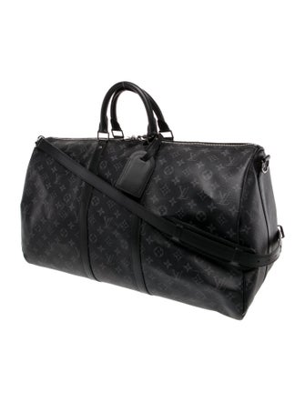 Louis Vuitton Monogram Eclipse Keepall Bandouliere 55