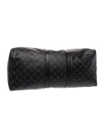 Louis Vuitton Monogram Eclipse Keepall Bandouliere 55