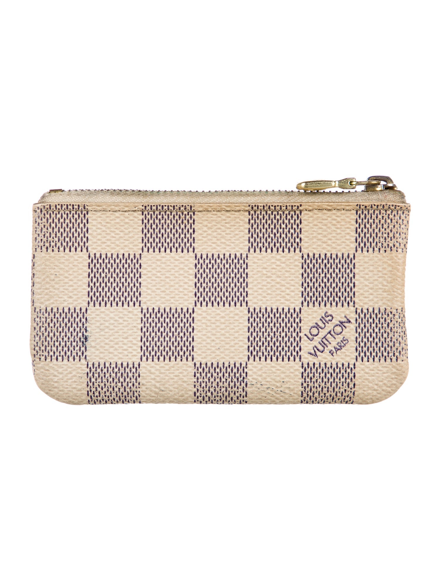 Louis Vuitton 2008 Damier Azur Pattern Key Holder
