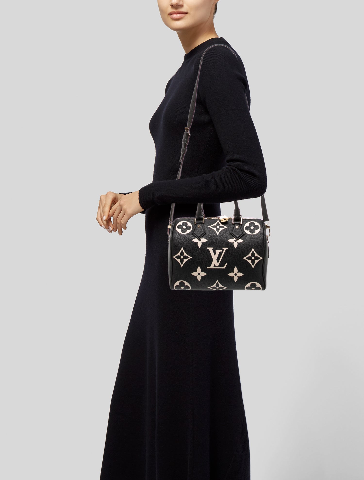 Louis Vuitton LV Monogram Speedy Bandouliere 25