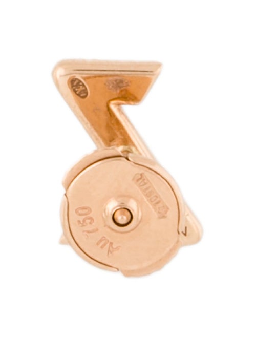 Louis Vuitton 18K LV Volt Upside Down Stud Earring