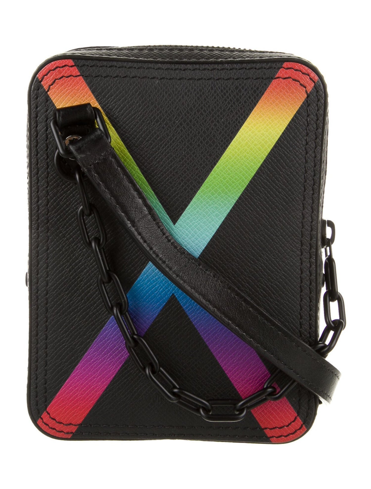Louis Vuitton Taiga Leather Taiga Rainbow Danube