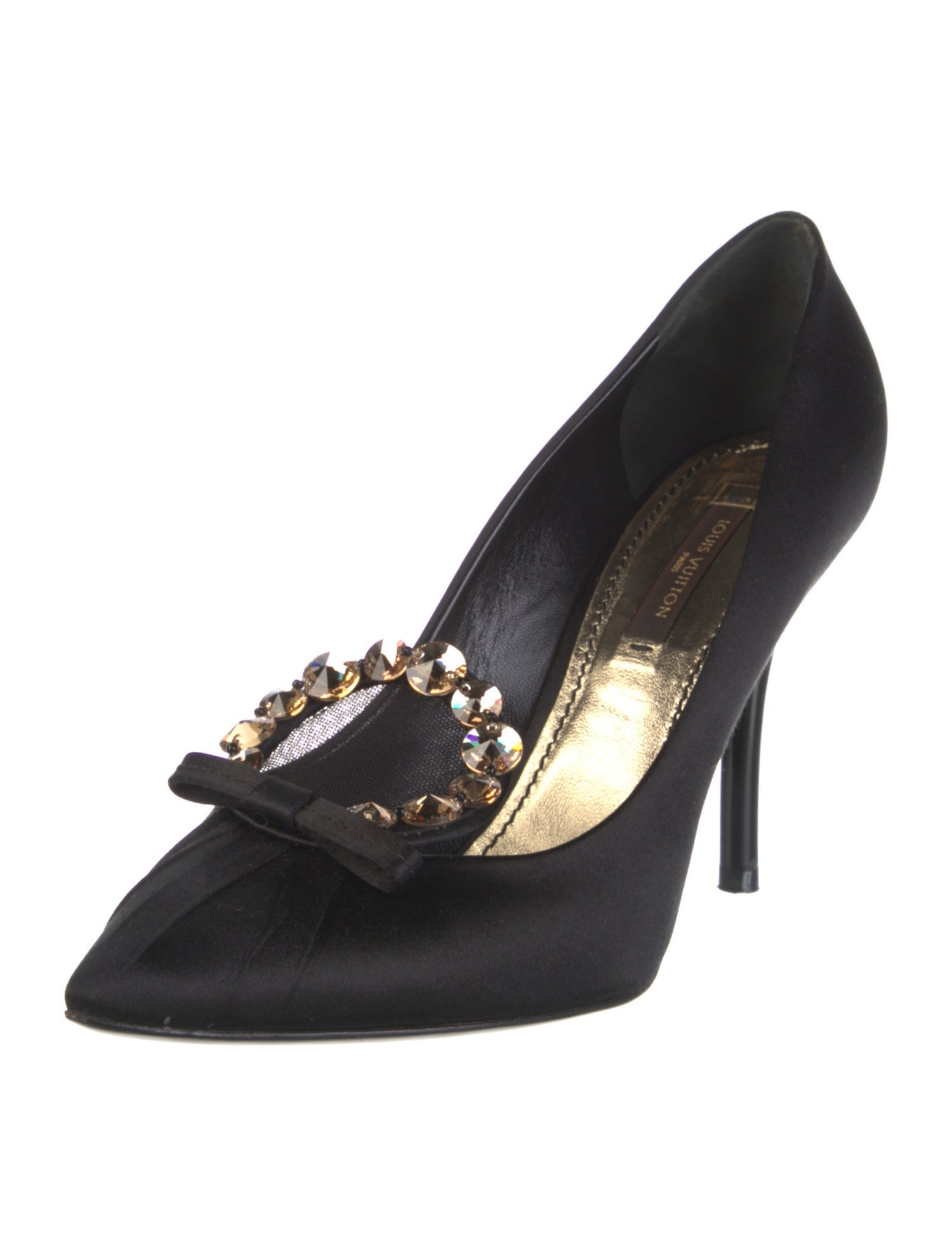 Louis Vuitton LV Monogram Satin Pumps