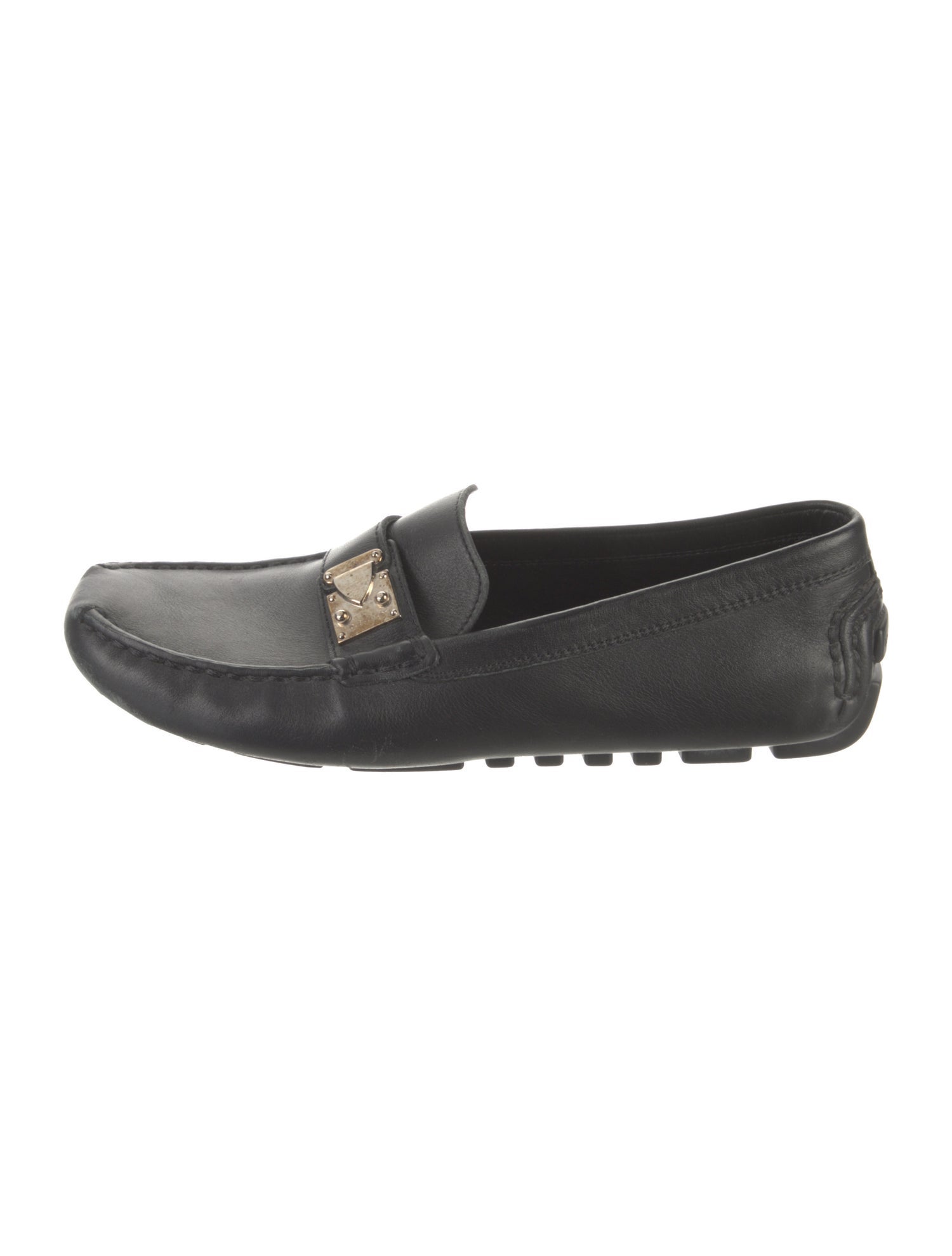 Louis Vuitton LV Monogram Leather Loafers