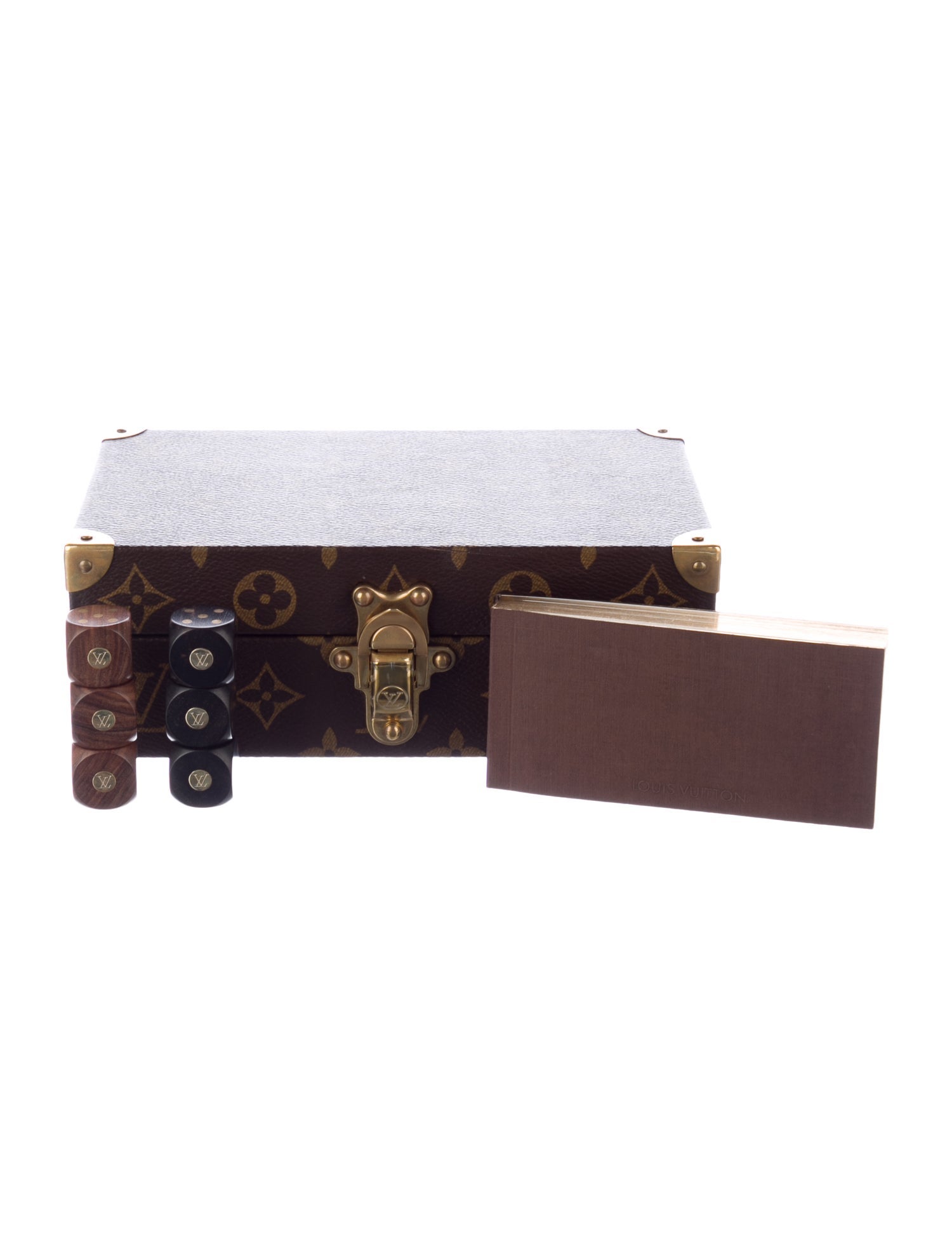Louis Vuitton Monogram Coffret Polyvalent Trunk Dice Set
