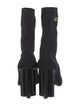 Louis Vuitton Embroidered Accent Sock Boots