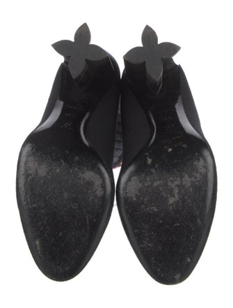 Louis Vuitton Embroidered Accent Sock Boots