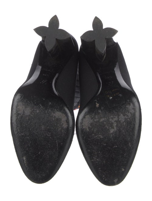 Louis Vuitton Embroidered Accent Sock Boots