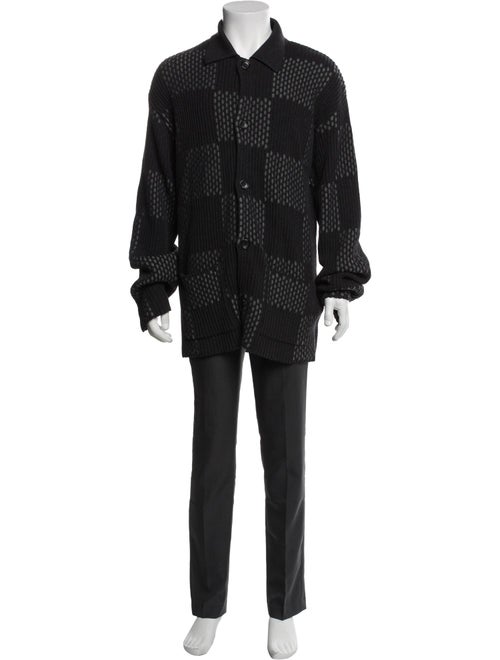 Louis Vuitton x Nigo 2020 Damier Graphite Pattern Cardigan