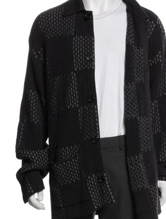 Louis Vuitton x Nigo 2020 Damier Graphite Pattern Cardigan