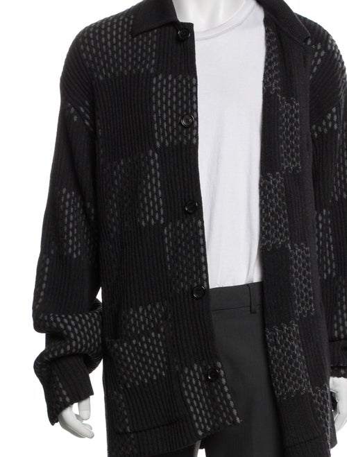 Louis Vuitton x Nigo 2020 Damier Graphite Pattern Cardigan