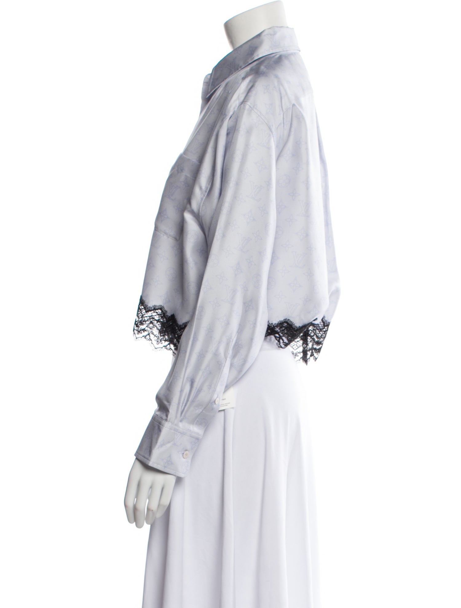 Louis Vuitton 2025 Lace Button-Up Top