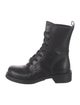 Louis Vuitton LV Monogram Leather Combat Boots