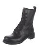 Louis Vuitton LV Monogram Leather Combat Boots