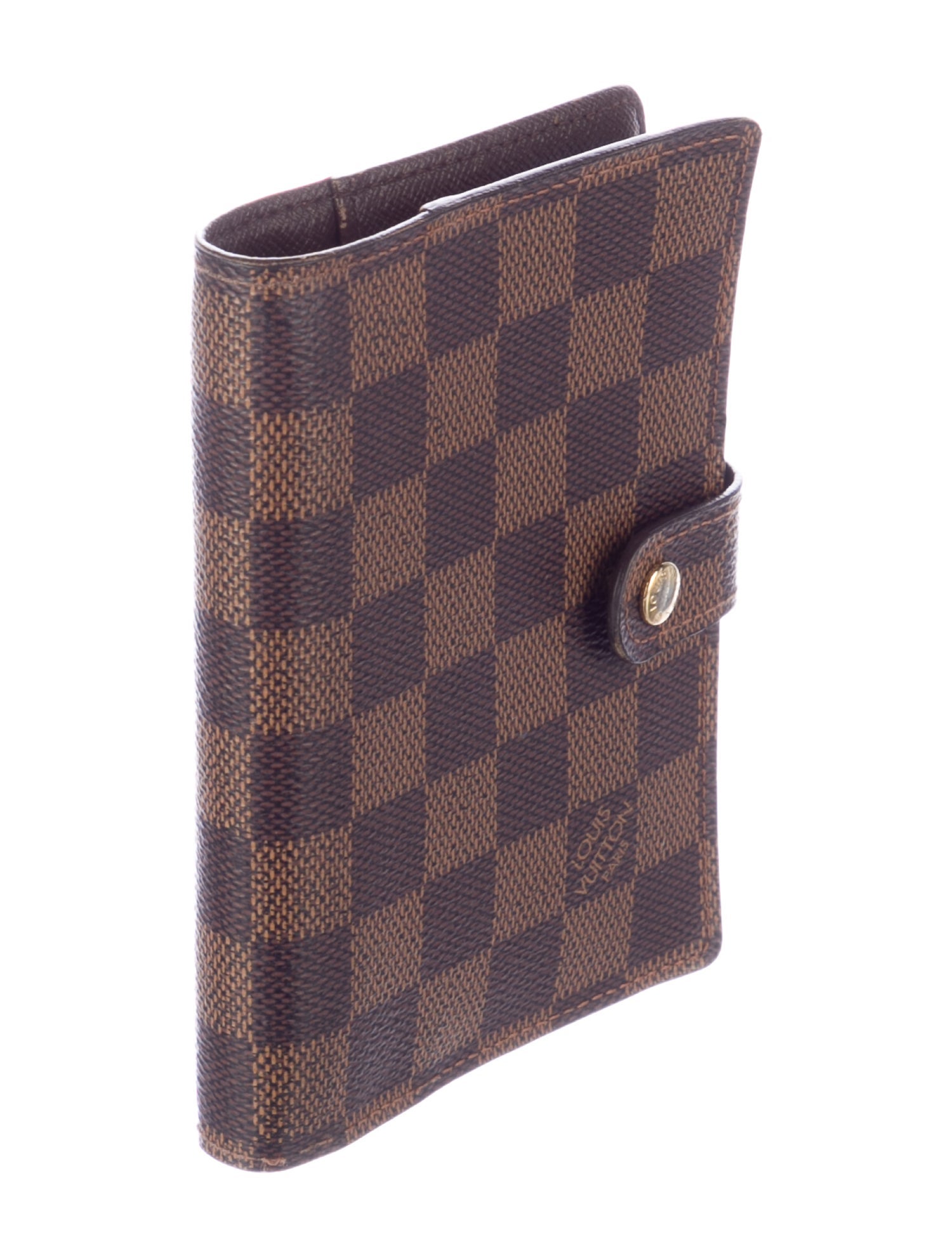 Louis Vuitton Damier Ebene Small Ring Agenda Cover