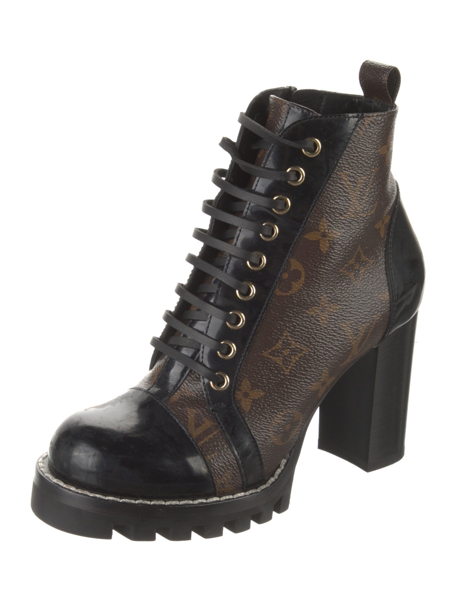 Louis Vuitton LV Monogram Combat Boots