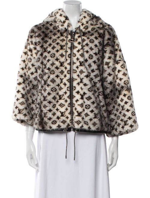 Louis Vuitton 2022 Monogram Mink Fur Jacket