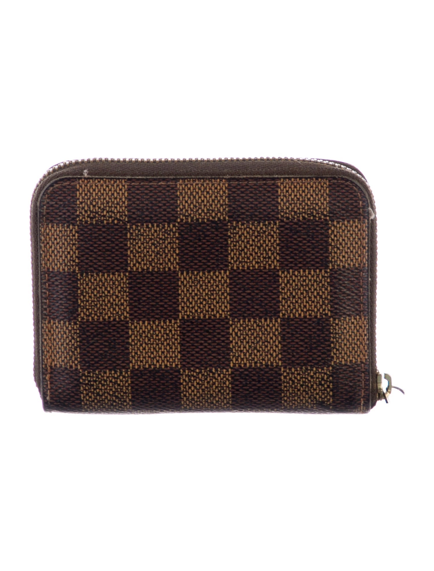 Louis Vuitton 2015 Damier Ebene Pattern Coin Pouch