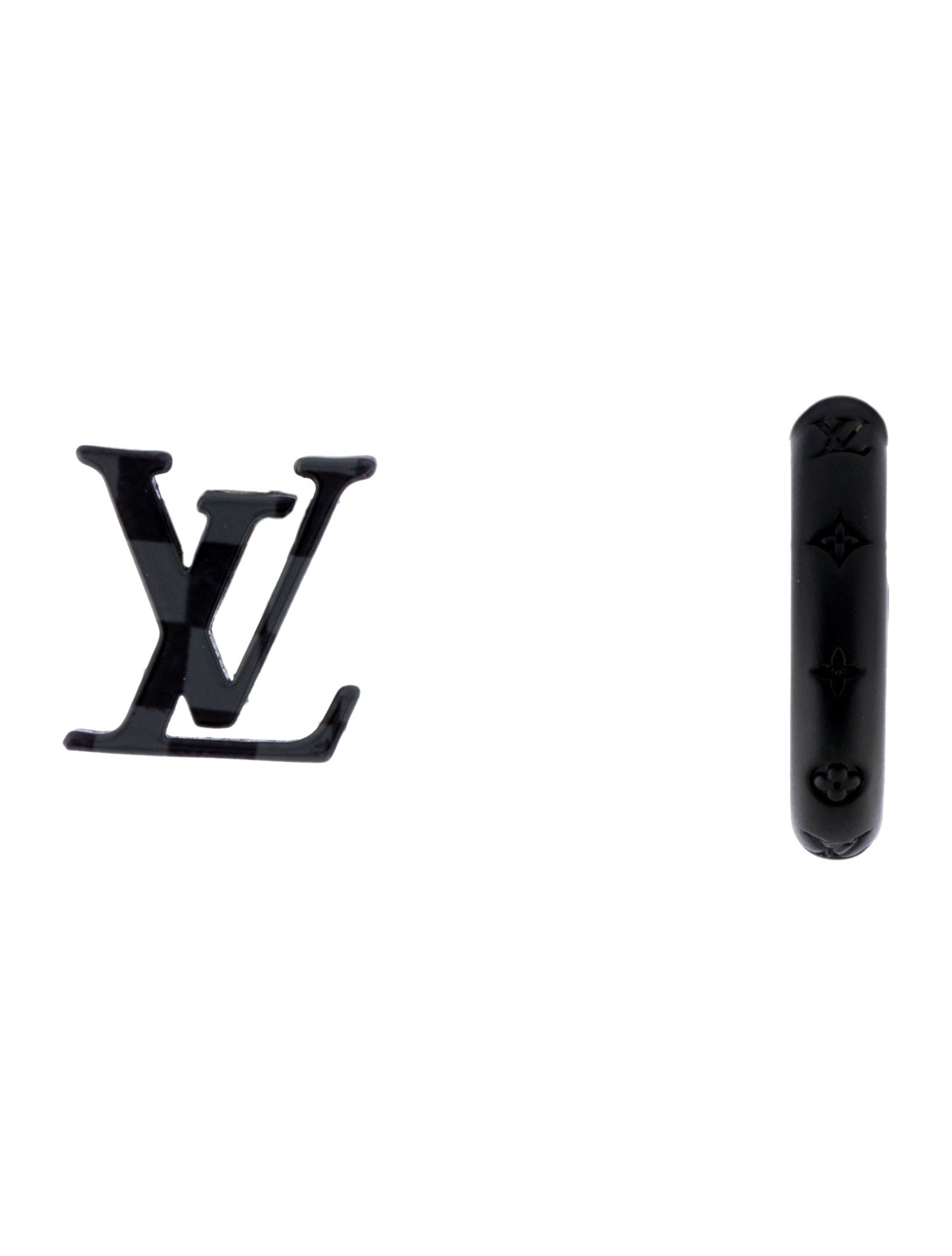Louis Vuitton Damier Graphite Earrings
