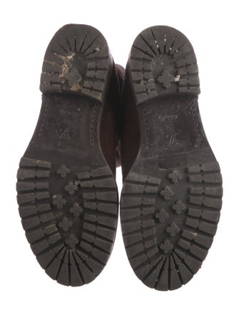 Louis Vuitton LV Monogram Suede Moto Boots