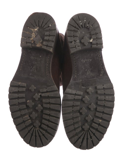 Louis Vuitton LV Monogram Suede Moto Boots