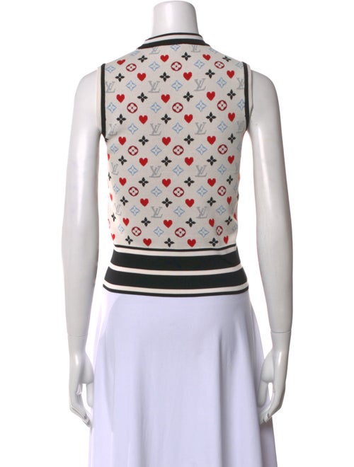 Louis Vuitton 2021 Printed Crop Top