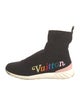 Louis Vuitton Embroidered Accent Sock Sneakers