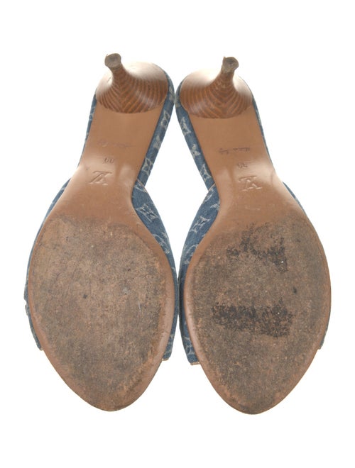 Louis Vuitton LV Monogram Denim Slides