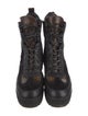 Louis Vuitton LV Monogram Suede Combat Boots