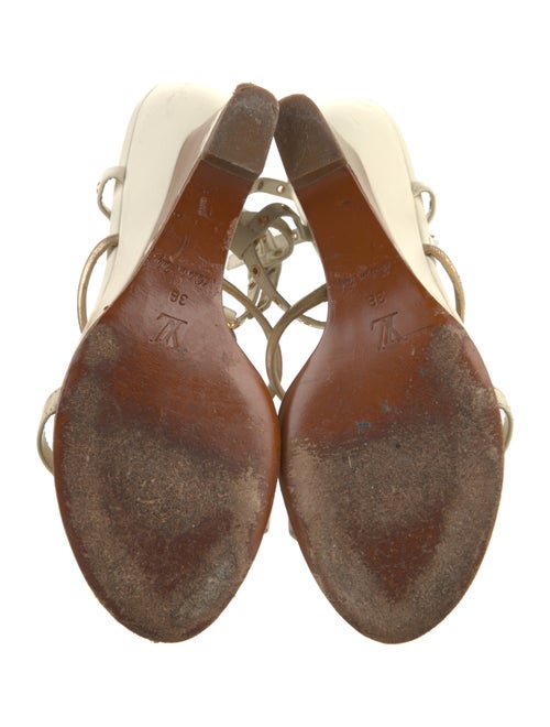 Louis Vuitton LV Monogram Leather Gladiator Sandals