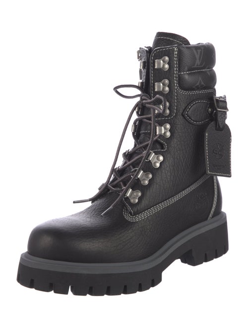 Louis Vuitton x Timberland Leather Combat Boots