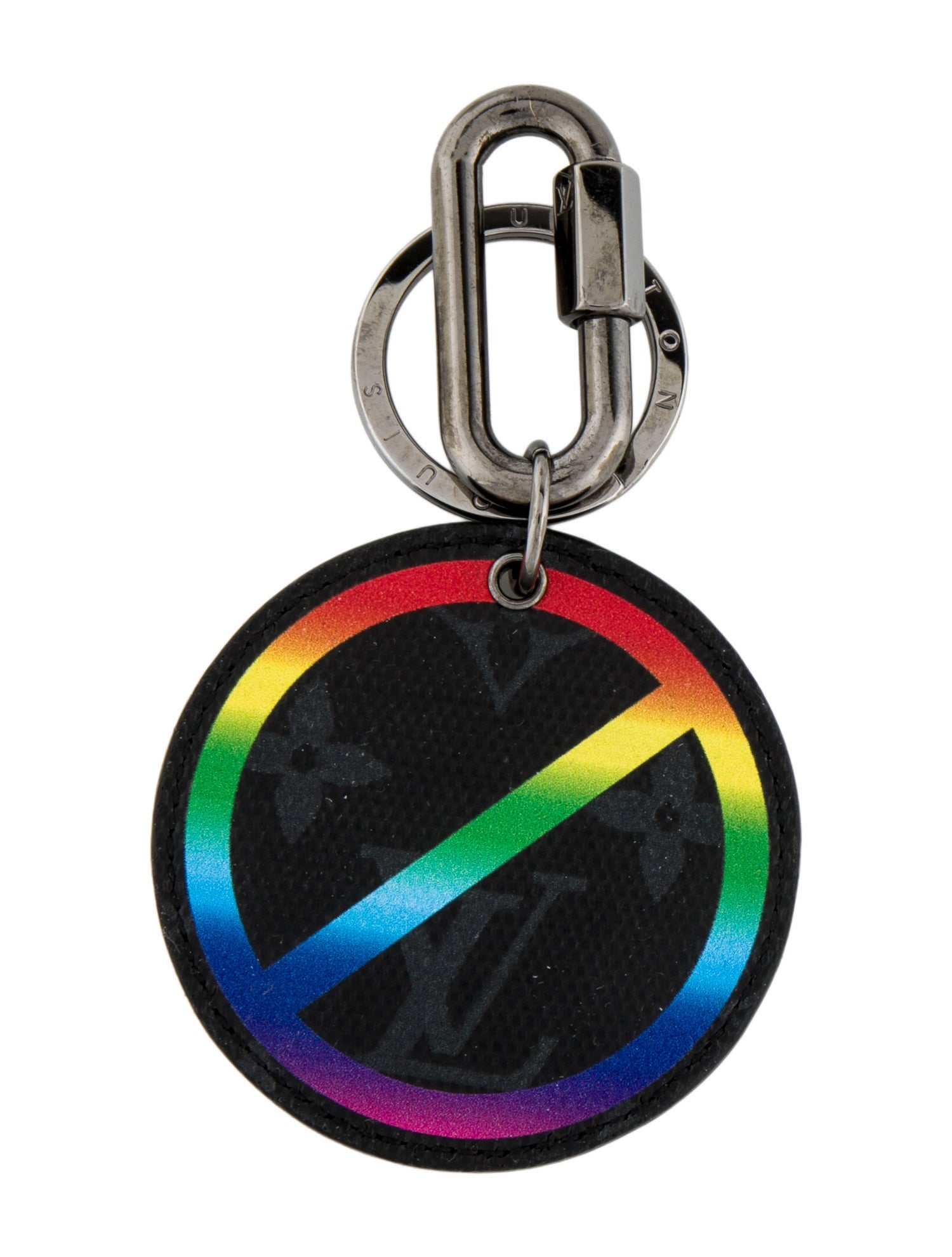 Louis Vuitton Monogram Eclipse Rainbow Illustre Keychain