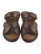 Louis Vuitton Leather Patterned Slides