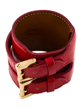 Louis Vuitton Monogram Vernis Charlton Wrap Bracelet