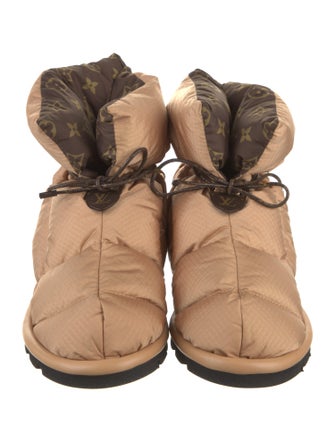 Louis Vuitton Monogram Pattern Nylon Boots