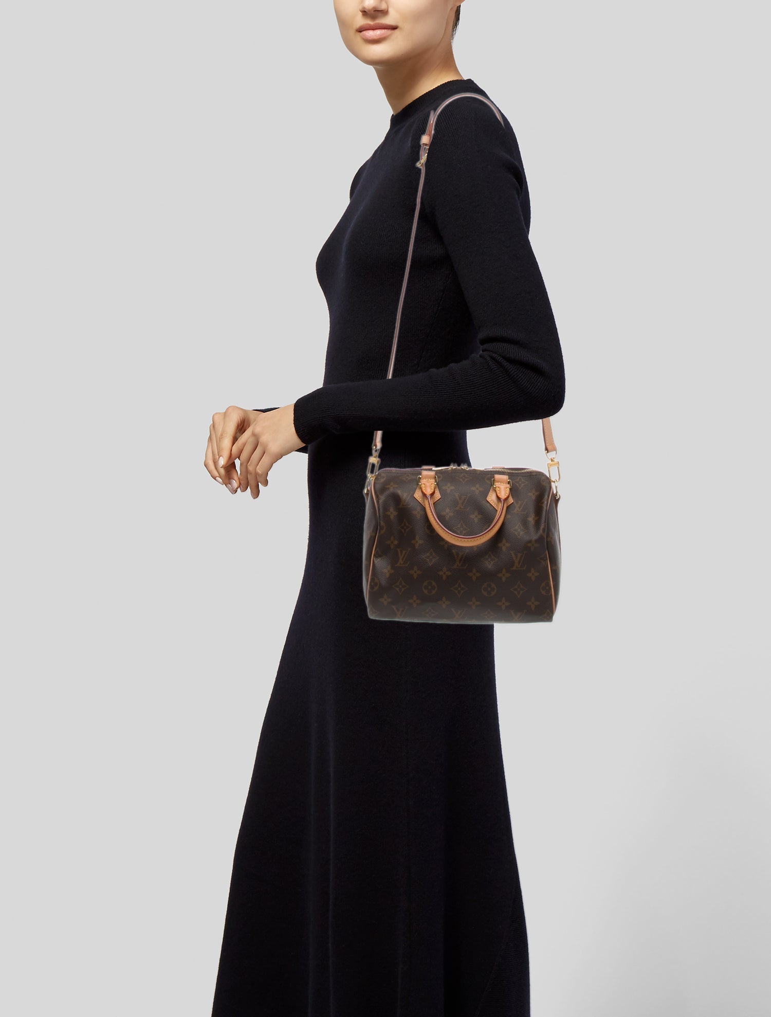 Louis Vuitton LV Monogram Speedy Bandouliere 25