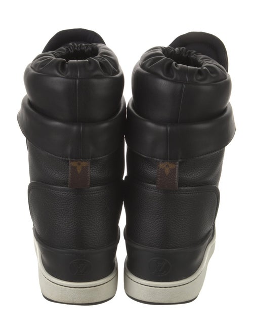 Louis Vuitton LV Monogram Leather Lace-Up Boots