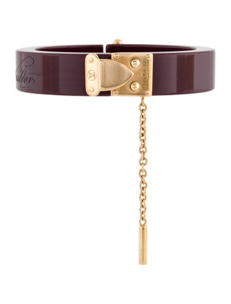 Louis Vuitton Resin Lock Me Hinged Bracelet