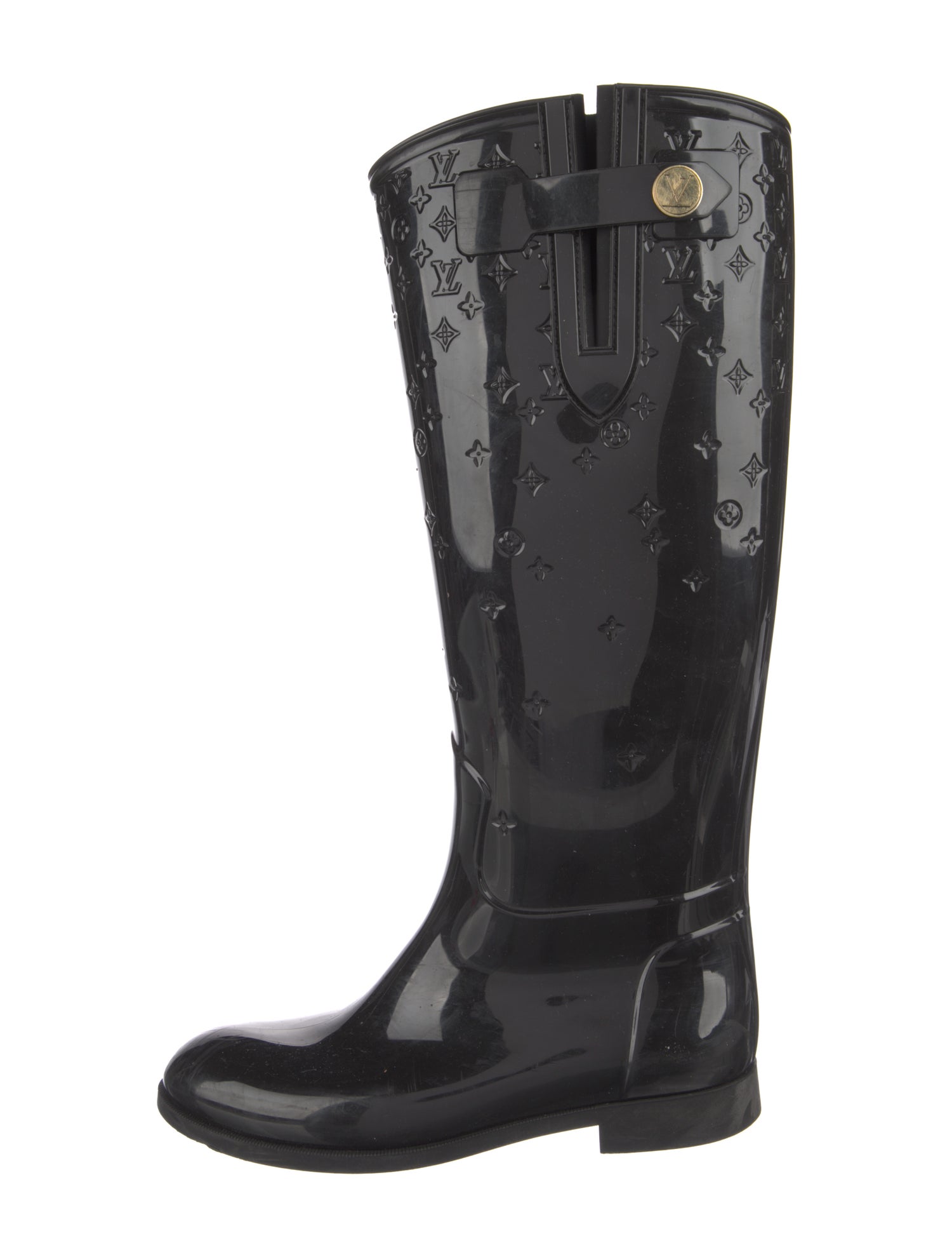 Louis Vuitton LV Monogram Rubber Rain Boots