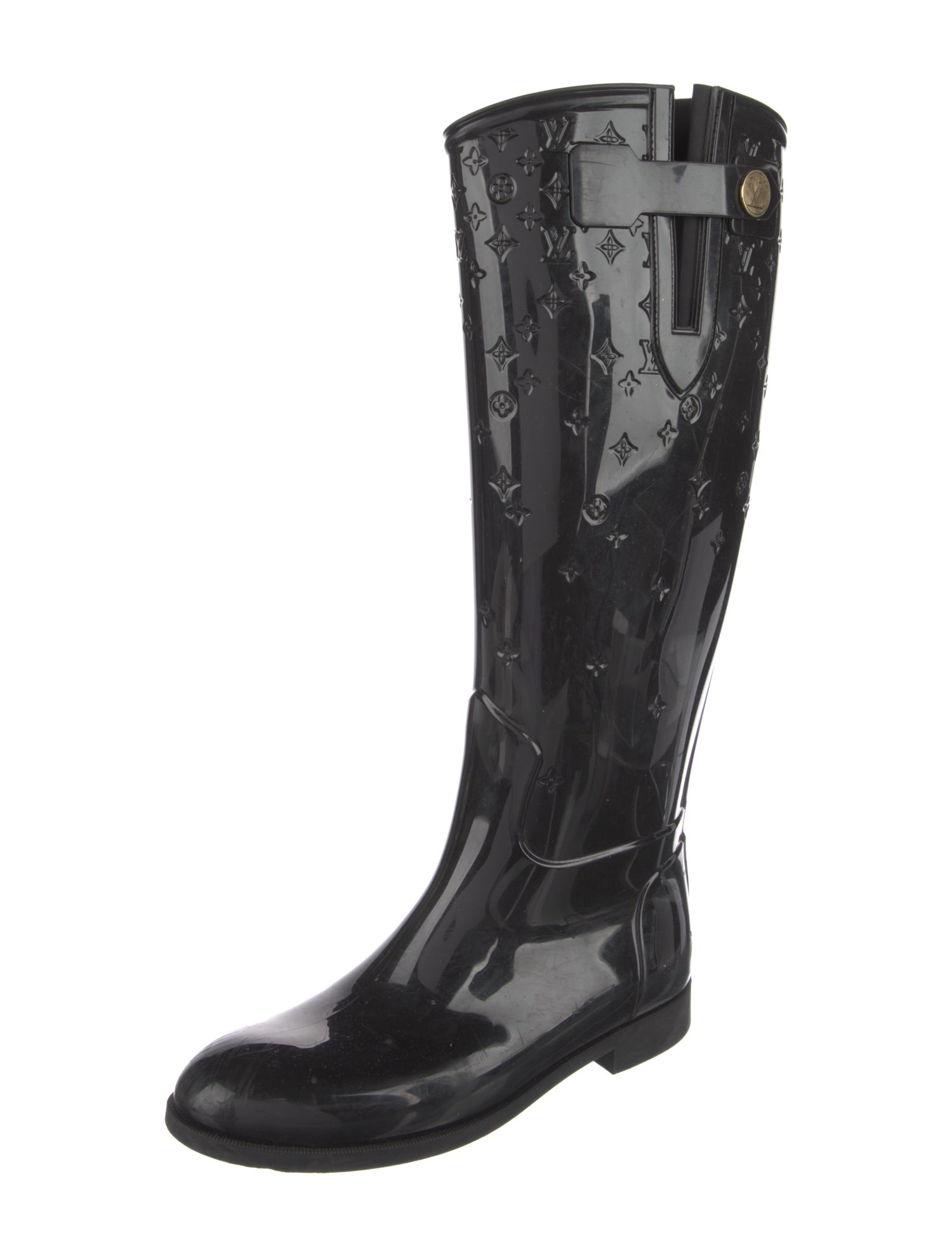 Louis Vuitton LV Monogram Rubber Rain Boots
