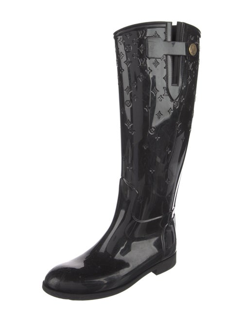 Louis Vuitton LV Monogram Rubber Rain Boots