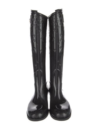 Louis Vuitton LV Monogram Rubber Rain Boots