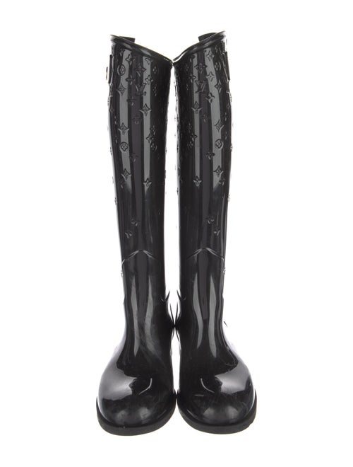 Louis Vuitton LV Monogram Rubber Rain Boots
