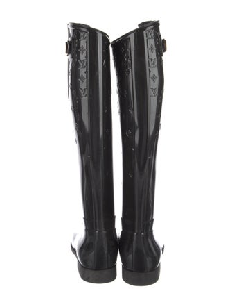 Louis Vuitton LV Monogram Rubber Rain Boots
