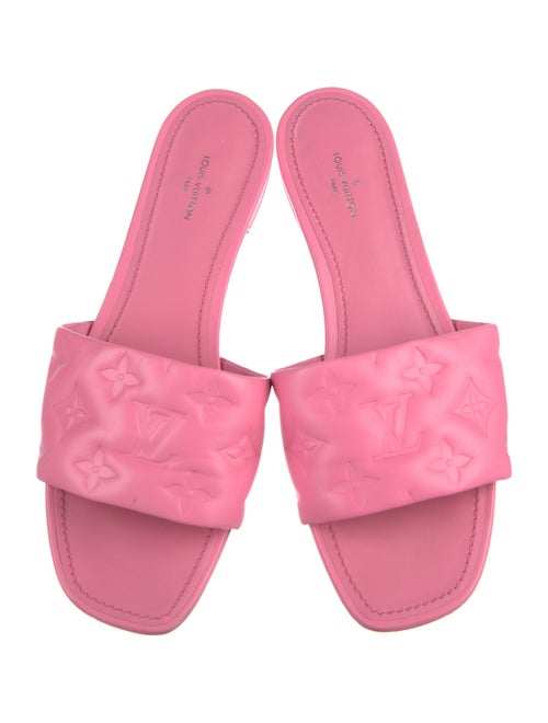 Louis Vuitton LV Monogram Leather Slides