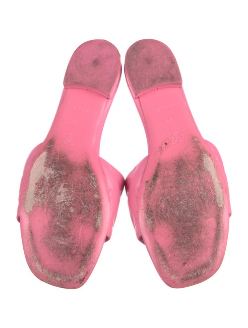 Louis Vuitton LV Monogram Leather Slides
