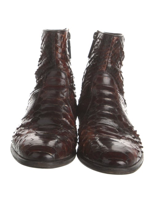 Louis Vuitton Snakeskin Boots