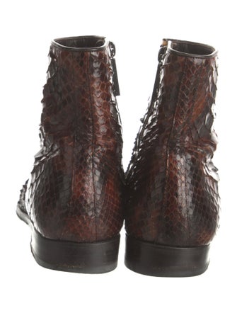 Louis Vuitton Snakeskin Boots