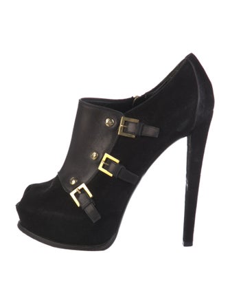 Louis Vuitton LV Monogram Suede Pumps